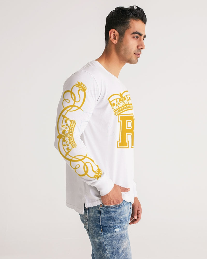 Varsity R With Crown Men's Long Sleeve Tee