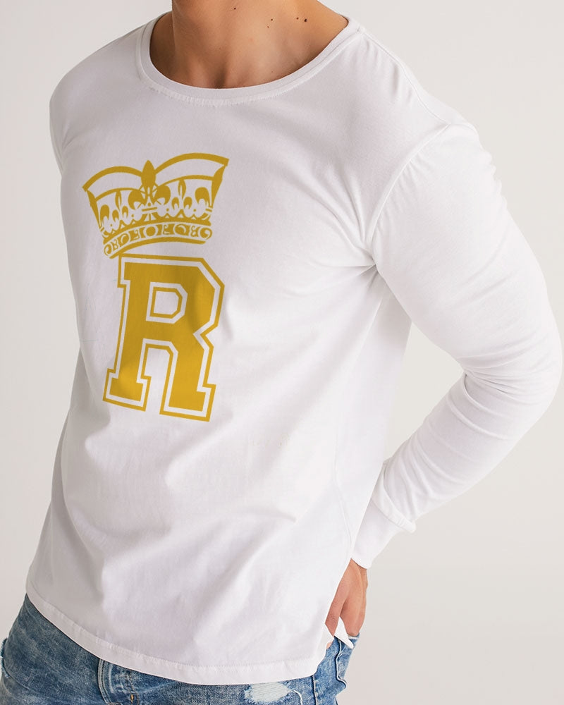 Varsity R With Crown Men's Long Sleeve Tee