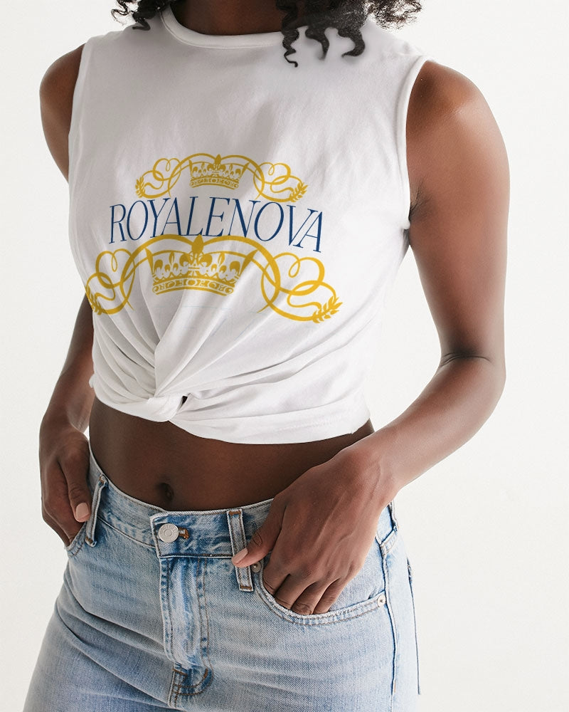 Royalenova Women's Twist-Front Tank