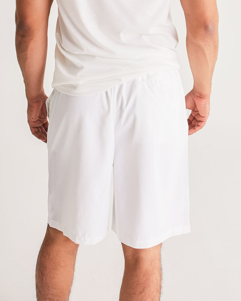 Royalenova  Premium Men's Jogger Shorts- White