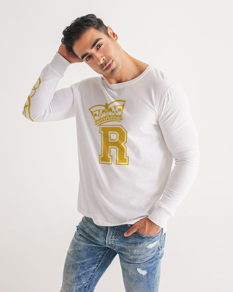 Varsity R With Crown Men's Long Sleeve Tee