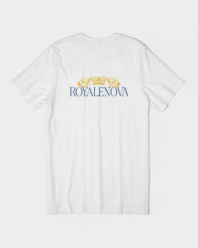 Royalenova Varsity R Style Unisex Jersey V-Neck Tee | B&C