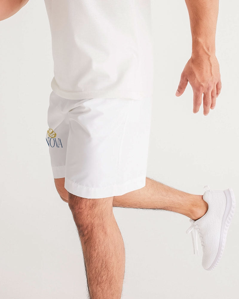 Royalenova  Premium Men's Jogger Shorts- White