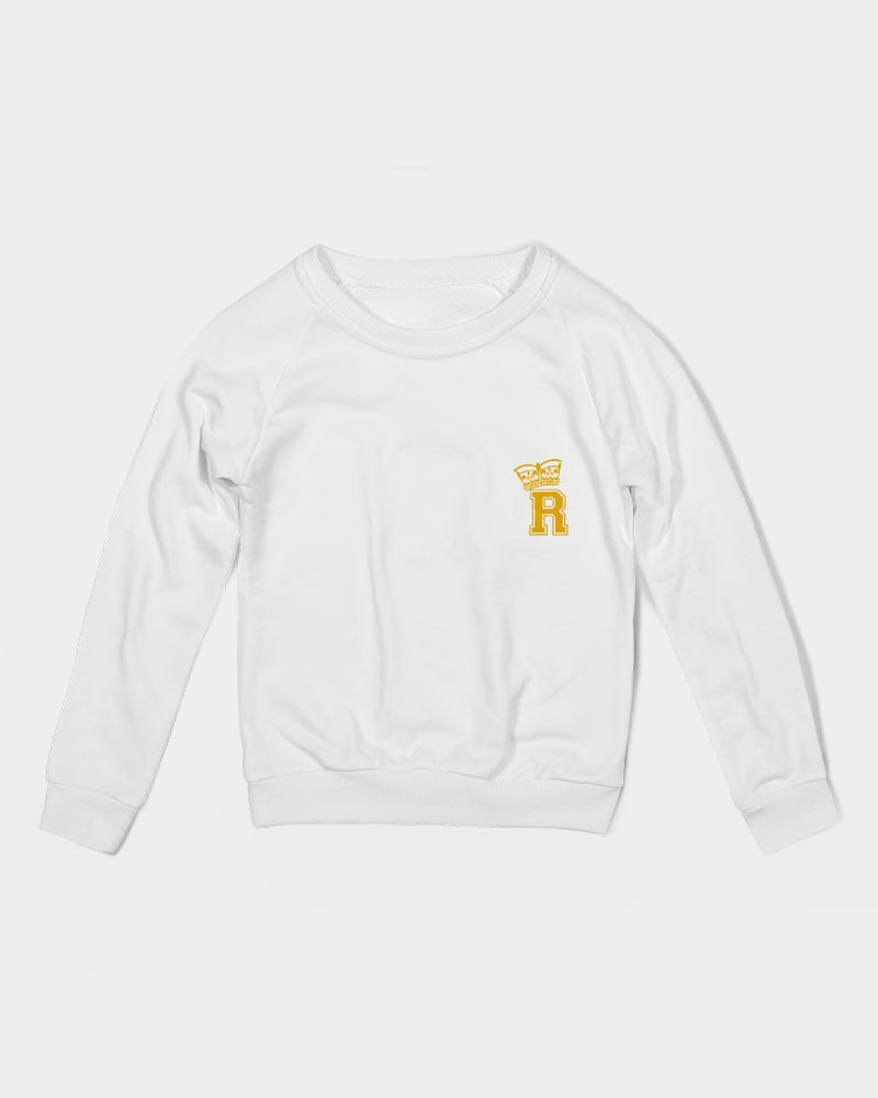 Varsity R With Crown Kids Graphic Sweatshirt